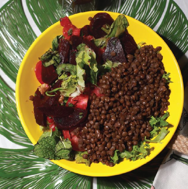 Lentil salad